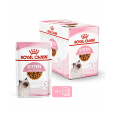 Royal Canin Kitten Wet Food Box Gravy (12 pouches)
